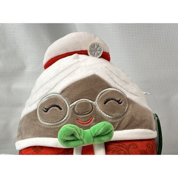 Mrs. Claus Squishmallow Nicolette 8 Inch Plush With Red & White Holiday Outfit - Picture 10 of 11